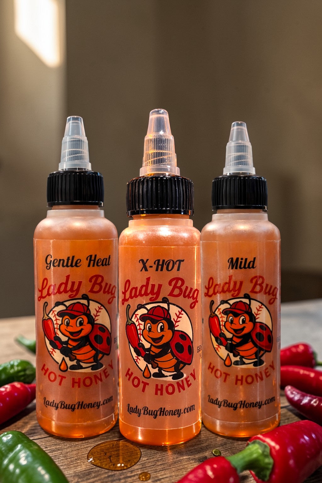 Infused Hot Honey — 4 oz Squeezable Bottle Value Pack