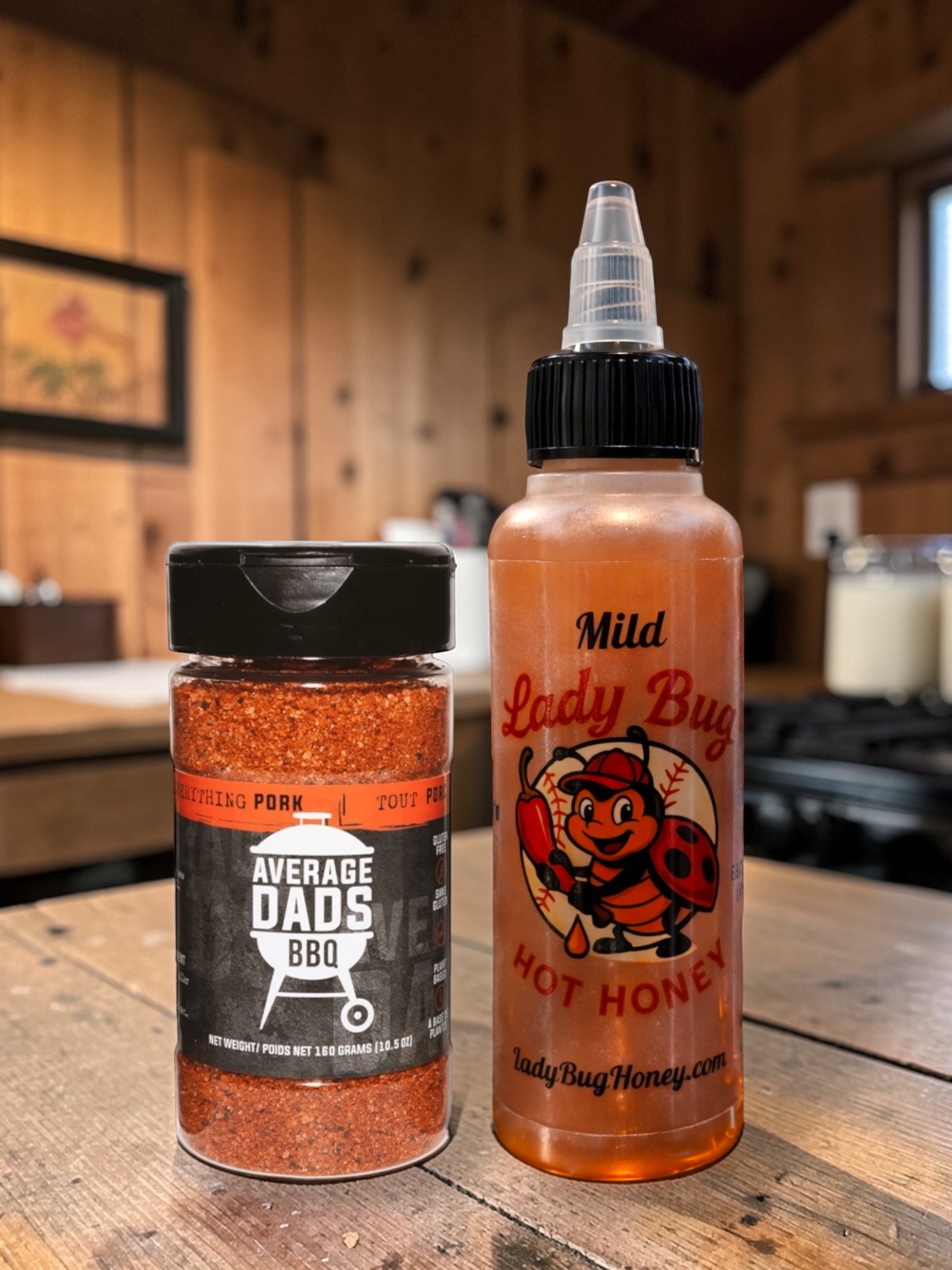 Everything Pork and Mild Hot Honey 🌶️